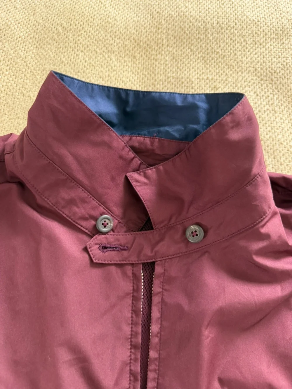 Ralph Lauren Polo Golf Jacket XXL Windbreaker Burgundy Maroon Embroidered Logo - Picture 5 of 11